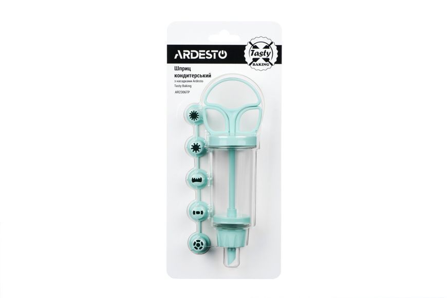 Шприц кондитерський з насадками Ardesto Tasty Baking AR-2306-TP блакитний AR-2306-TP фото