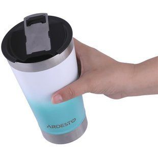ТермоКружка Ardesto Bright Сity AR-2647-BL 470 мл блакитний AR-2647-YL фото