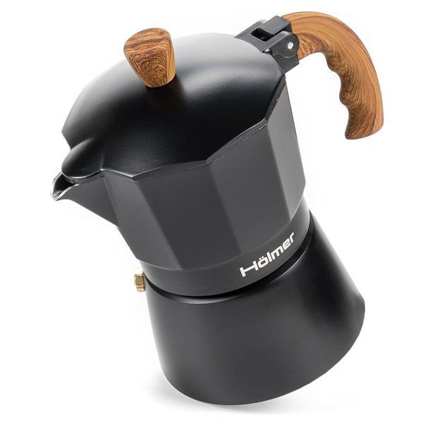 Гейзерна кавоварка Holmer Natural CF-0150-BW 3 чашки 150 мл CF-0450-BW фото
