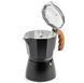 Гейзерна кавоварка Holmer Natural CF-0150-BW 3 чашки 150 мл CF-0450-BW фото 2