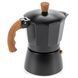 Гейзерна кавоварка Holmer Natural CF-0150-BW 3 чашки 150 мл CF-0450-BW фото 3