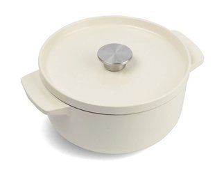 Каструля с крышкой KitchenAid СС006056-001 22 см 3.3 л кремовая CC007434-001 фото