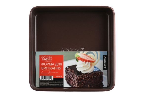 Форма для выпечки Ardesto Golden Brown AR-2403-R 7.9х21.9х21.9 см AR-2403-R фото