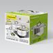 Набор кастрюль Maestro MR-3522-6M 6 предметов серебристый MR-3522-6M-Black фото 4