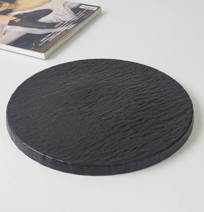 Блюдо для подачи Olens Черный обелиск 102-672 24х1,5 см черное 102-672 фото