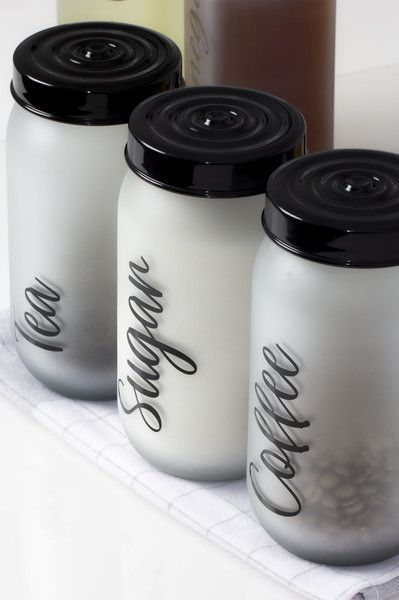 Банка для зберігання Herevin Ice Tea-Coffee-Sugar-Black Mіх 172541-020 1000 мл 172541-020 фото