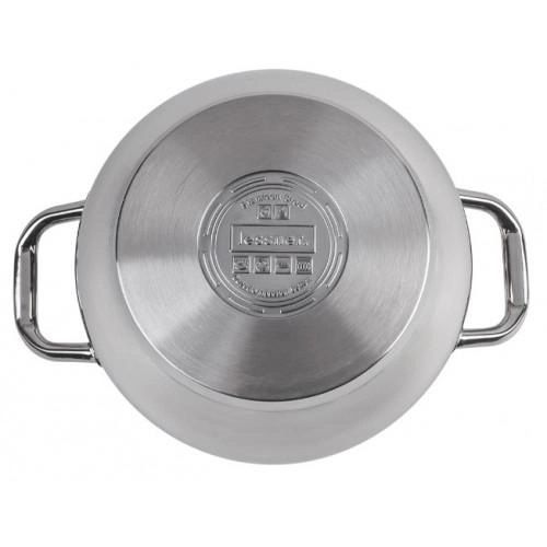 Кастрюля с крышкой Lessner Ottimo 55879-16 16 см 1.8 л серебристая 55879-24 фото