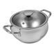 Кастрюля с крышкой Lessner Ottimo 55879-16 16 см 1.8 л серебристая 55879-24 фото 1