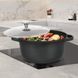 Кастрюля с крышкой Maestro MR-4027-20 20 см 2.7 л черная MR-4027-28 фото 1